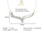 Clara 925 Sterling Silver Rhodium Plated Freya Pendant with Chain Gift for Women & Girls