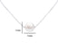 Clara 92.5 Sterling Silver Designer Real Pearl Pendant with Chain Gift for Women and Girls
