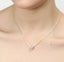 CLARA 925 Sterling Silver Rhodium Plated Valentine Pendant with Chain Gift for Women and Girls