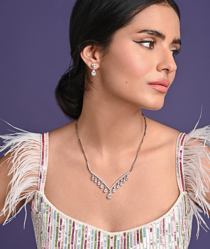 Clara 925 Sterling Silver Liba Necklace