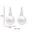 Clara 92.5 Sterling Sterling Silver Classic Pearl Earrings Gift for Women and Girls