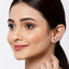 Clara Made with Swiss Zirconia 925 Sterling Silver Platinum Plated Ashley Solitaire Earring Gift For Women & Girls