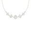 5 Stone Silver Chain Pendant