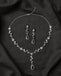 Clara 925 Sterling Silver Leafy Green Necklace