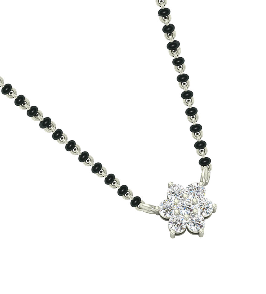 CLARA 925 Sterling Silver Rhodium Plated Star Pendant Earring Necklace Set with Chain Gift for Women and Girls