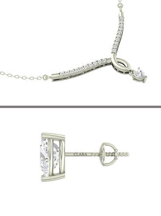 Silver Mila Jewellery Set