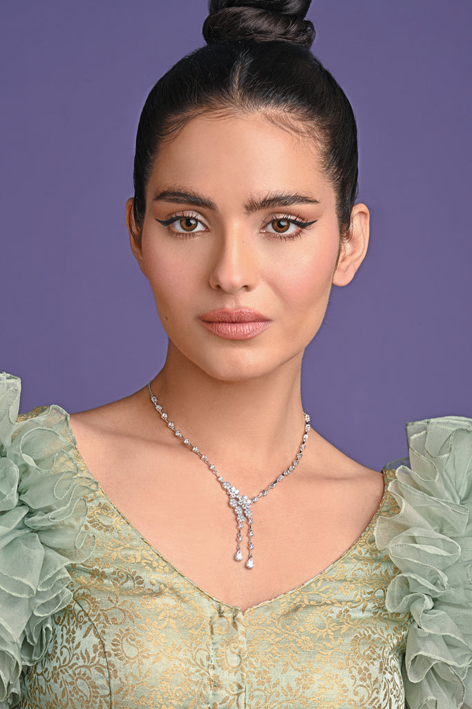 Clara 925 Sterling Silver Anaya Necklace