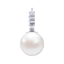 Clara 92.5 Sterling Silver Classic Pearl Pendant with Chain Gift for Women and Girls