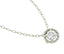 CLARA 925 Sterling Silver Rhodium Plated Rope Pendant with Chain Gift for Women and Girls
