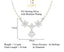 CLARA 925 Sterling Silver Rhodium Plated Lily Pendant with Chain Gift for Women and Girls
