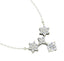 CLARA 925 Sterling Silver Rhodium Plated Lily Pendant with Chain Gift for Women and Girls