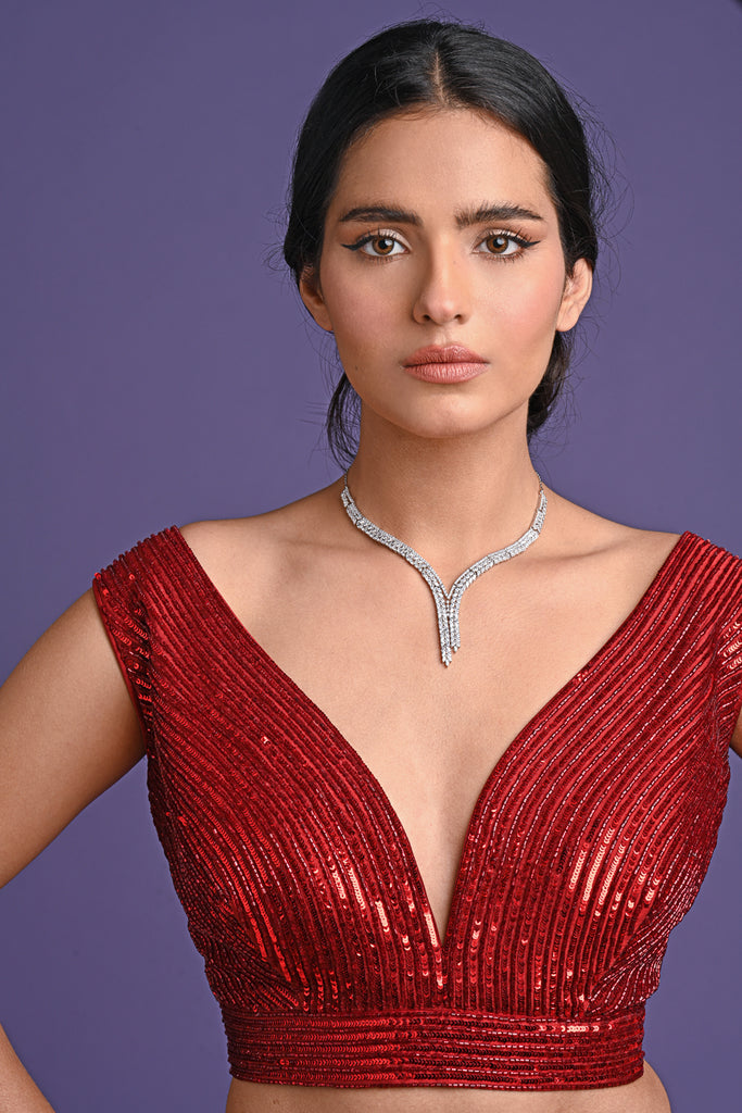 Clara 925 Sterling Silver Princess Necklace