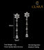 Clara 925 Sterling Silver Anaya Dangler Earrings
