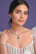 Clara 925 Sterling Silver Solitaire Green Necklace