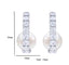 Clara 92.5 Sterling Sterling Silver Classic Pearl Earrings Gift for Women and Girls