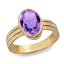 Ceylon Gems Amethyst Katela 5.5cts or 6.25ratti stone Stunning Panchdhatu Ring
