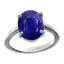 Ceylon Gems Blue Sapphire Neelam 8.3cts or 9.25ratti stone Prongs Silver Ring