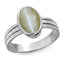 Ceylon Gems Chrysoberyl cat's eye Lehsunia 8.3cts or 9.25ratti stone Stunning Silver Ring