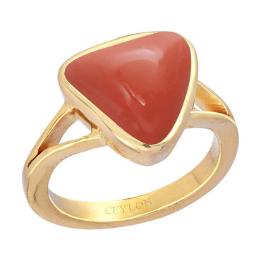 Buy-Ceylon-Gems-Italian-Coral-Moonga-6.5cts-Elegant-Panchdhatu-Ring