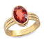 Ceylon Gems Premium Gomed Hessonite 9.3cts or 10.25ratti stone Stunning Panchdhatu Ring