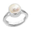 Ceylon Gems South Sea Pearl Moti 9.3cts or 10.25ratti stone Zoya Silver Ring