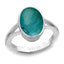 Ceylon Gems Turquoise Firoza 3cts or 3.25ratti stone Zoya Silver Ring