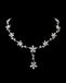 Clara 925 Sterling Silver Flower Necklace