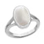 Ceylon Gems White Coral Safed Moonga 6.5cts or 7.25ratti stone Zoya Silver Ring