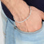 CLARA Anti-Tarnish 92.5 Sterling Silver Snake Bracelet 8 inch Gift for Men & Boys