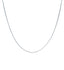 Clara Anti-Tarnish 92.5 Sterling Silver Silk Chain Necklace in 16 18 24 inches for Women & Girls