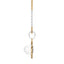 CLARA 925 Sterling Silver Pearl Lotus Pendant With Chain Necklace | Gold Rhodium Plated | Gift for Women & Girls
