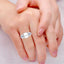 Clara 92.5 Sterling Silver Diamond Cut Zirconia Real Pearl Ring Gift for Women and Girls