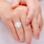 Clara 92.5 Sterling Silver Diamond Cut Zirconia Real Pearl Ring Gift for Women and Girls