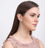 Clara 925 Sterling Silver and Cubic Zirconia Hoop Belle Earring