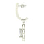 Clara 925 Sterling Silver and Cubic Zirconia Dangle & Drop Adele Earring With Screw Back for Women & Girls