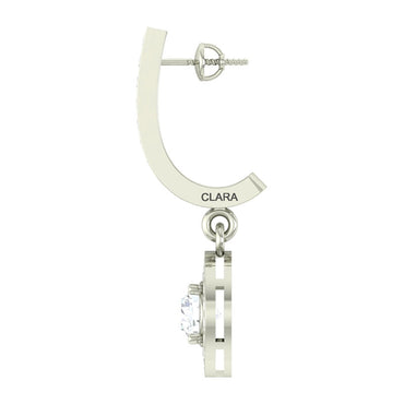 Silver Dangle & Drop Margo Earring