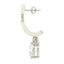Clara 925 Sterling Silver and Cubic Zirconia Dangle & Drop Adelyn Earring With Screw Back for Women & Girls