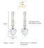 Clara 925 Sterling Silver and Cubic Zirconia Dangle & Drop Adelyn Earring With Screw Back for Women & Girls