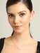 CLARA 925 Sterling Silver Pearl Charm Necklace Chain 