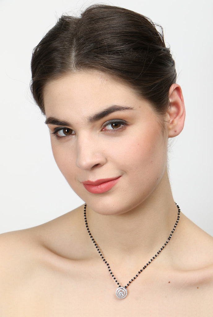 Halo Mangalsutra Chain Pendant