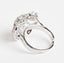 Clara 925 Sterling Silver Dome Adjustable Cocktail Ring 