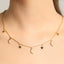 CLARA 925 Sterling Silver Moon & star Charm Necklace Chain 