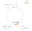 CLARA 925 Sterling Silver Key & Heart Charm Necklace Chain 