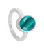 Certified Malachite (Daana Firang) 9.3cts or 10.25ratti Elegant  Silver Ring