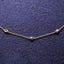 CLARA 925 Sterling Silver Multicolor Charm Minimal Necklace Chain 