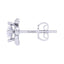 Clara Made with Swiss Zirconia 925 Sterling Silver Platinum Plated Alma Solitaire Earring Gift For Women & Girls