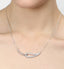 CLARA 925 Sterling Silver Rhodium Plated Stella Pendant with Chain Gift for Women and Girls