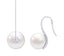 Clara 92.5 Sterling Silver Classic Pearl Pendant Earrings Set with Chain Jewellery Set Gift for Women and Girls