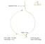 CLARA 925 Sterling Silver Minimal Charm Necklace Chain 