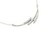 CLARA 925 Sterling Silver Rhodium Plated Isla Pendant with Chain Gift for Women and Girls